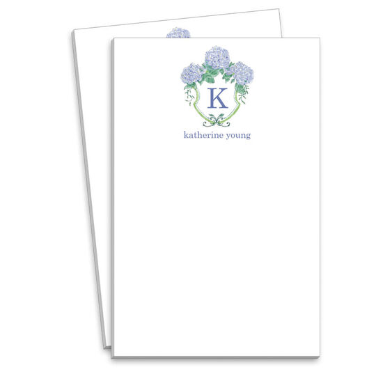 Hydrangea Crest Notepads